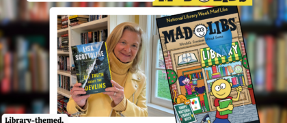 Lisa Scottoline plays Mad Libs for National Library Week