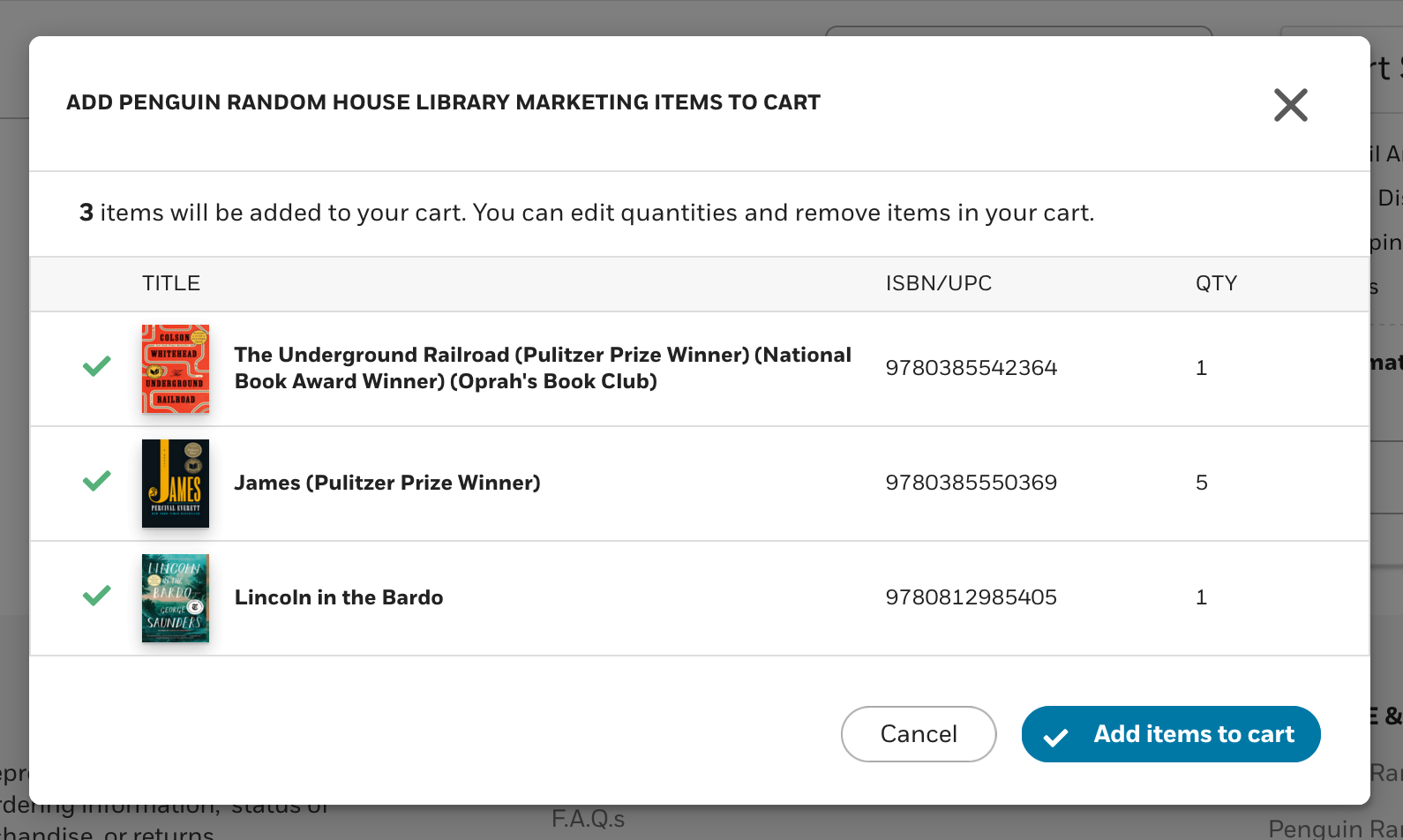 Self-Service will open in a new tab and you will get a confirmation modal 