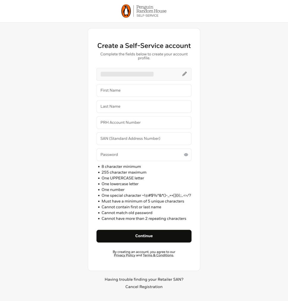 Register with your details.